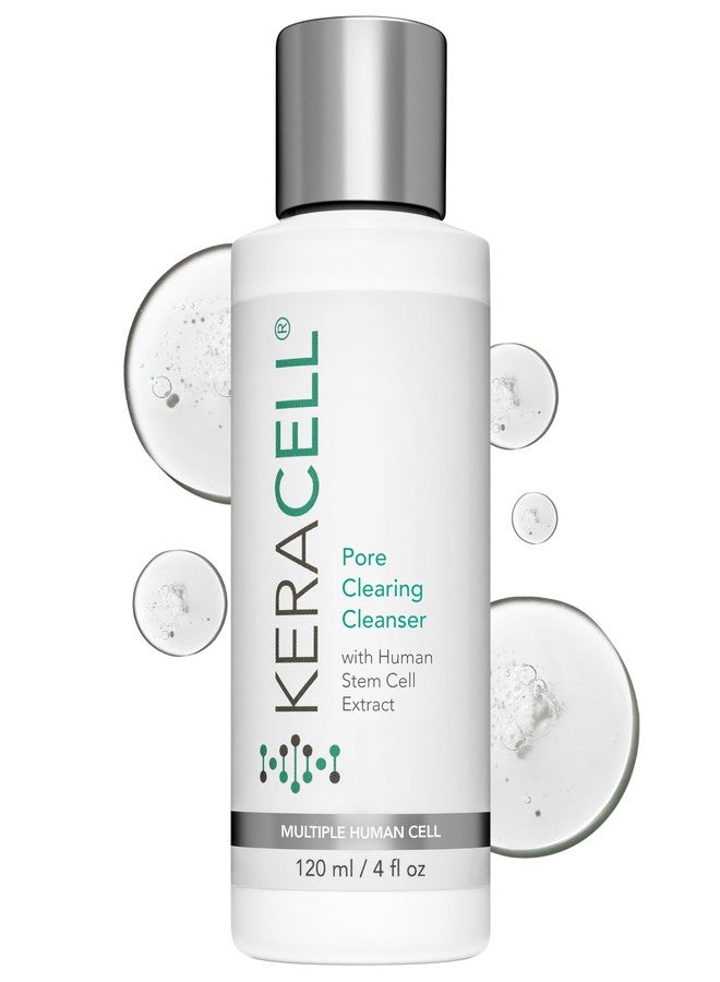 Keracell Pore Clearing Cleanser - Pore Cleanser & Minimizer with Salicylic Acid & Panthenol - Acne Cleanser Face Wash with MHCsc Technology - Moisturizes, Decreases Oil & Removes Impurities - 4 oz - Image 1